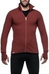 Tröja Woolpower full zip Merino Midlayer, Roströd